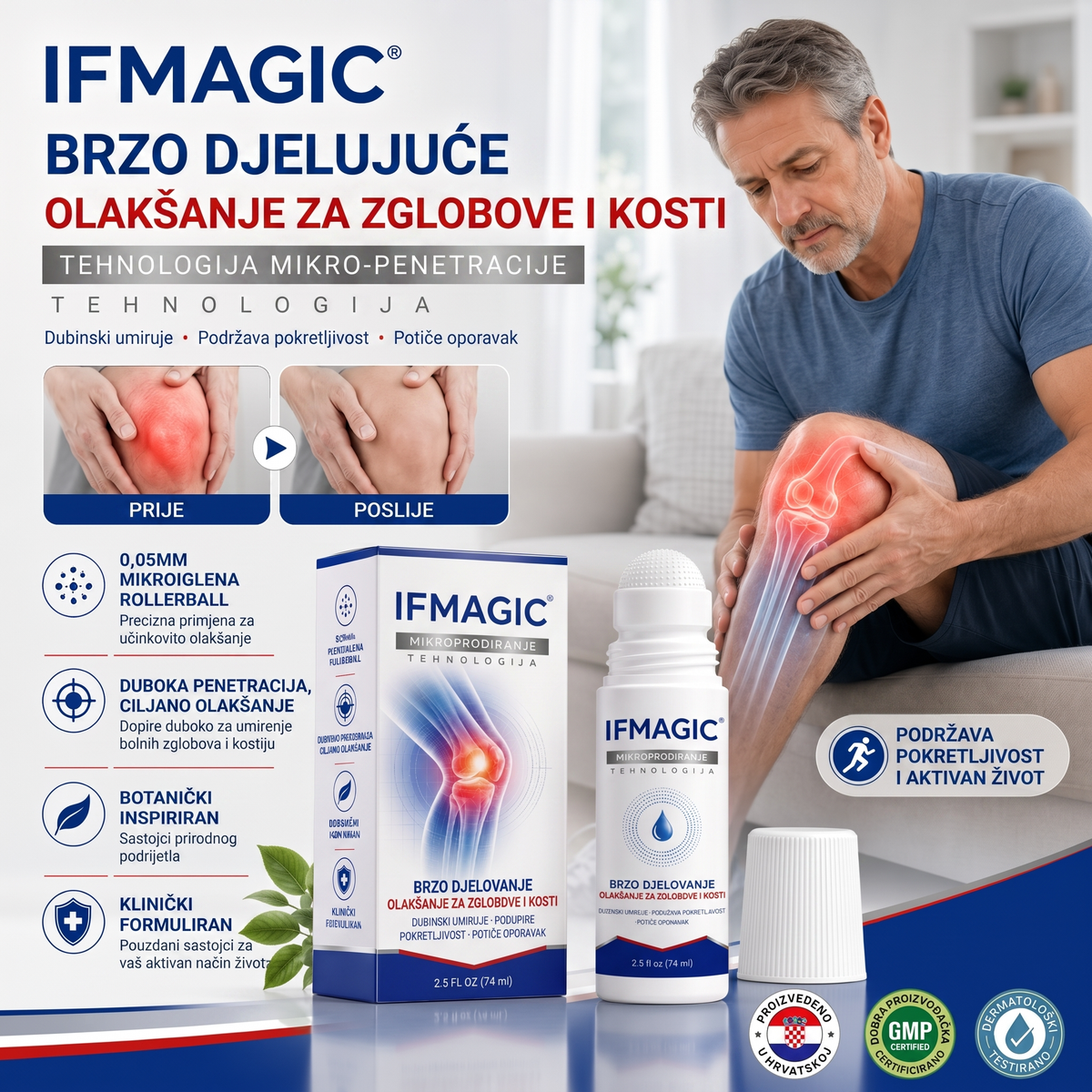 𝗜𝐅𝙈𝗔𝑮𝗜𝐂® 💠0,05 mm na kĺby a kosti – mikroihličkový valček 🎁