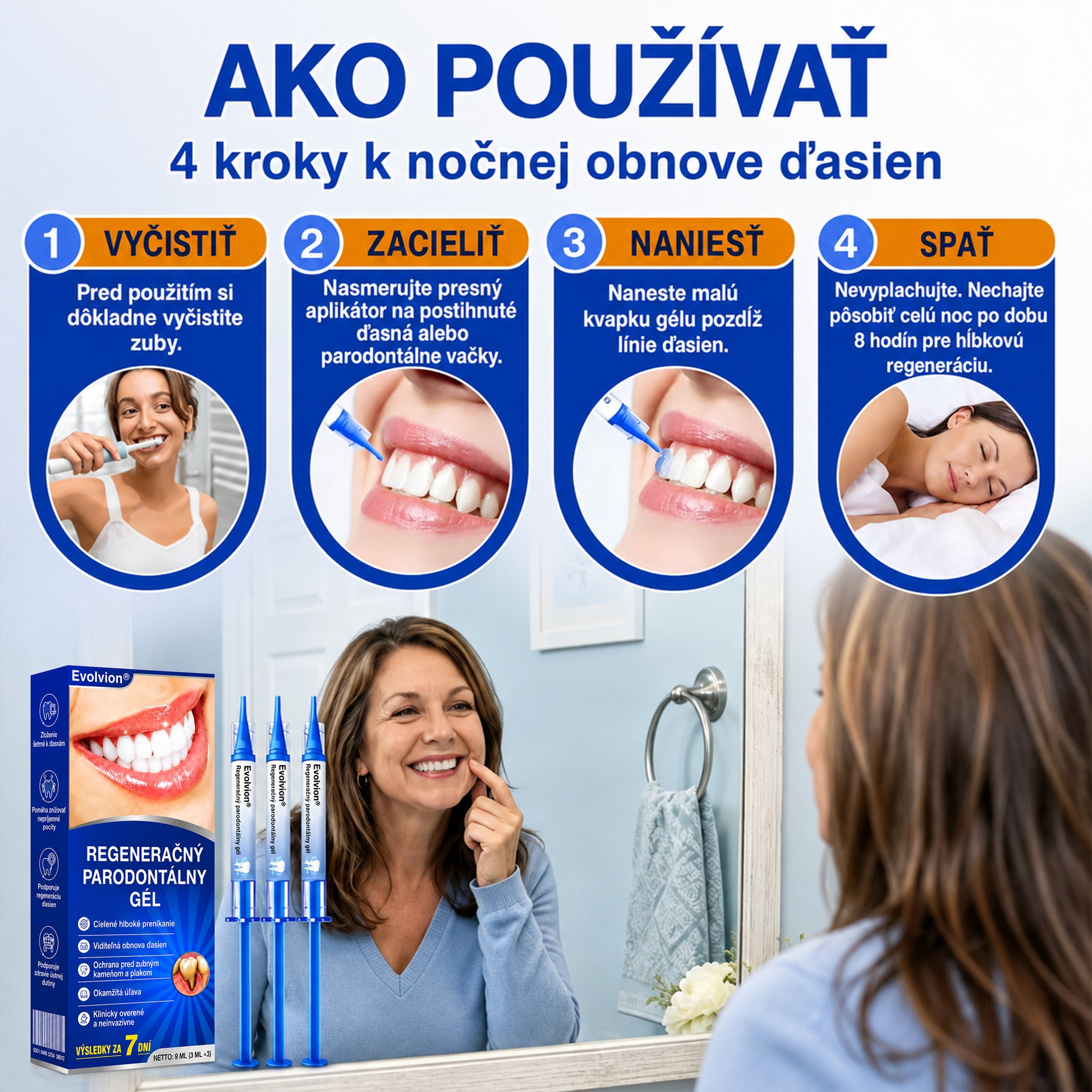 👨‍⚕️🦷 Evolvion® GumRevive – regeneračný gél na parodont🎁