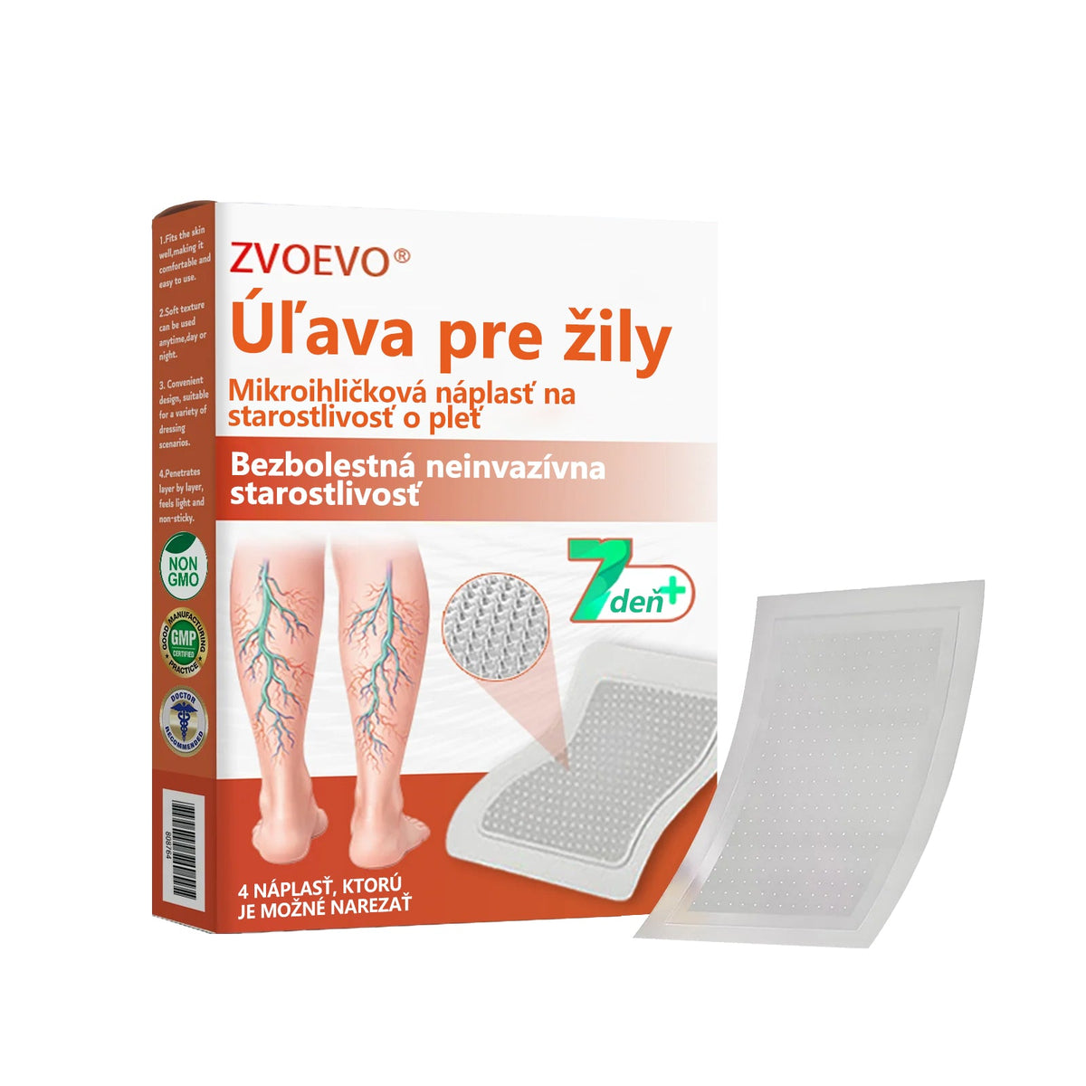 ☘️ Zvoevo® Vein Ease mikroihličková terapia (na metličkové žilky, kŕčové žily, opuchy nôh a únavu nôh)🎁