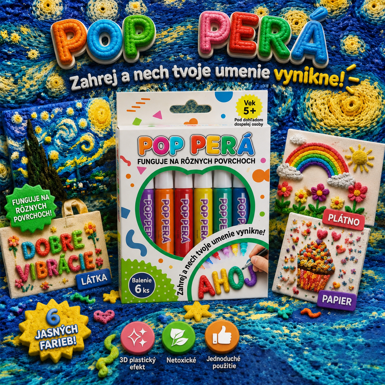 📌📌Ušetrite 50 % objednaním ešte dnes - 3D reliéfne umelecké pero Healrize® – premeňte ploché kresby na dotykové 3D umenie✅