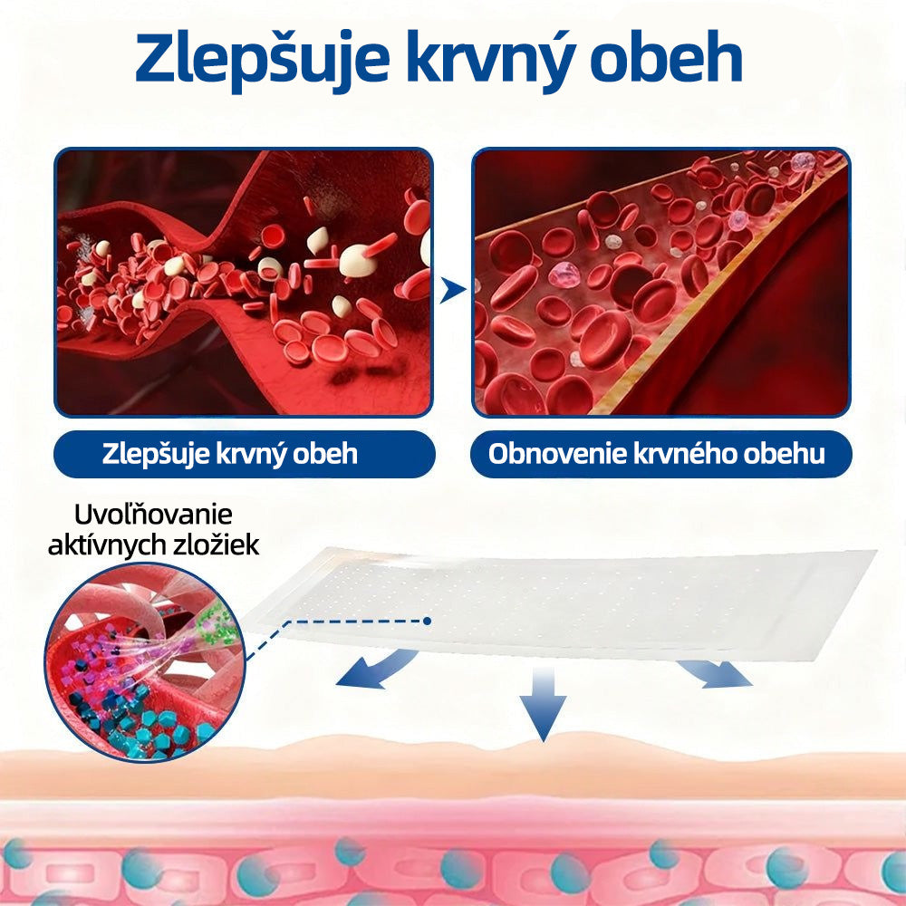 Healrize® VeinTarget mikrojihlová náplasť | Okamžitá úľava, dlhodobé výsledky