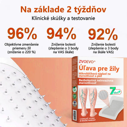 ☘️ Zvoevo® Vein Ease mikroihličková terapia (na metličkové žilky, kŕčové žily, opuchy nôh a únavu nôh)✅